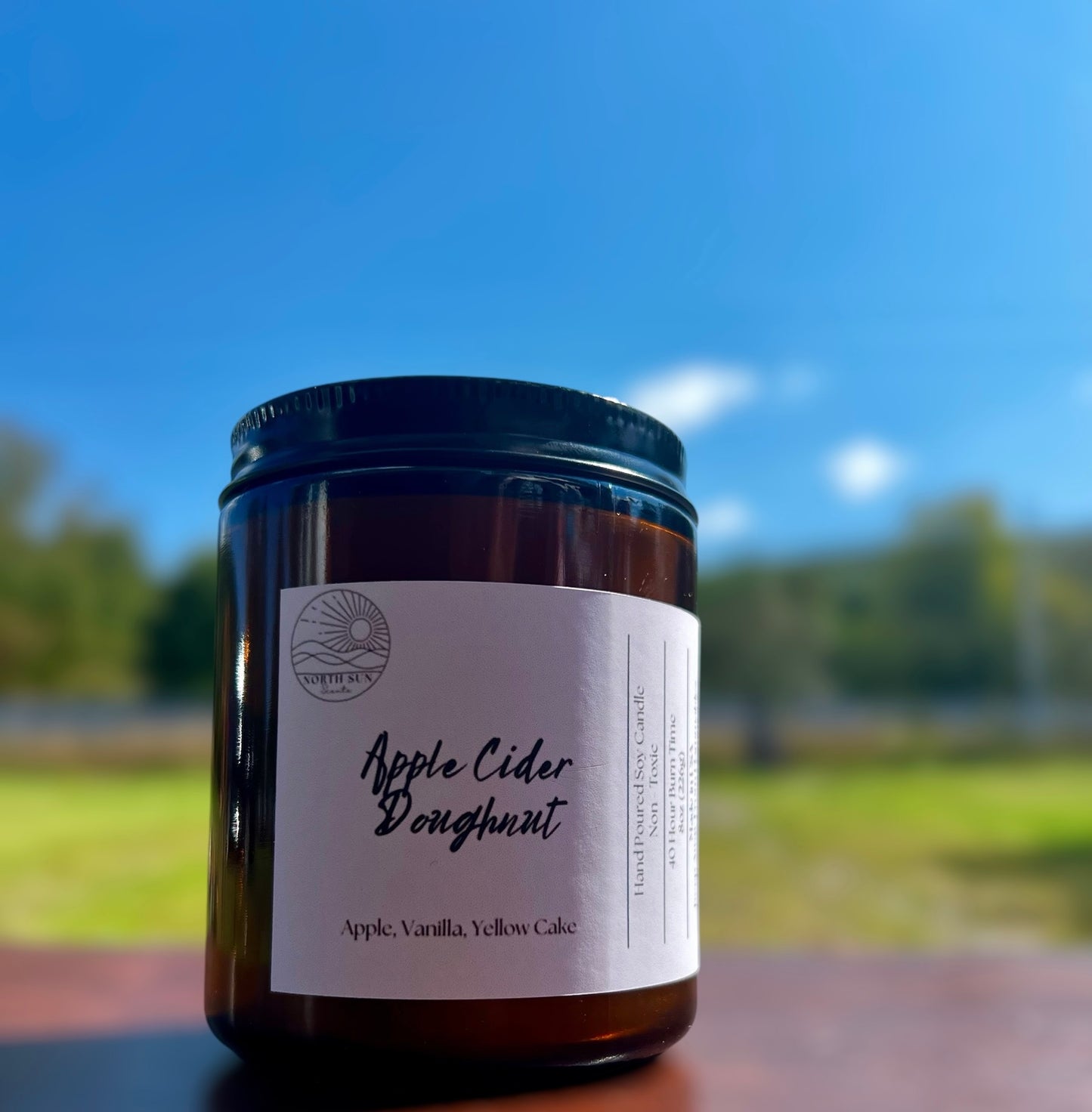 Apple Cider Doughnut - 8oz Apple Candle | Fall Scent | Seasonal Soy Candle