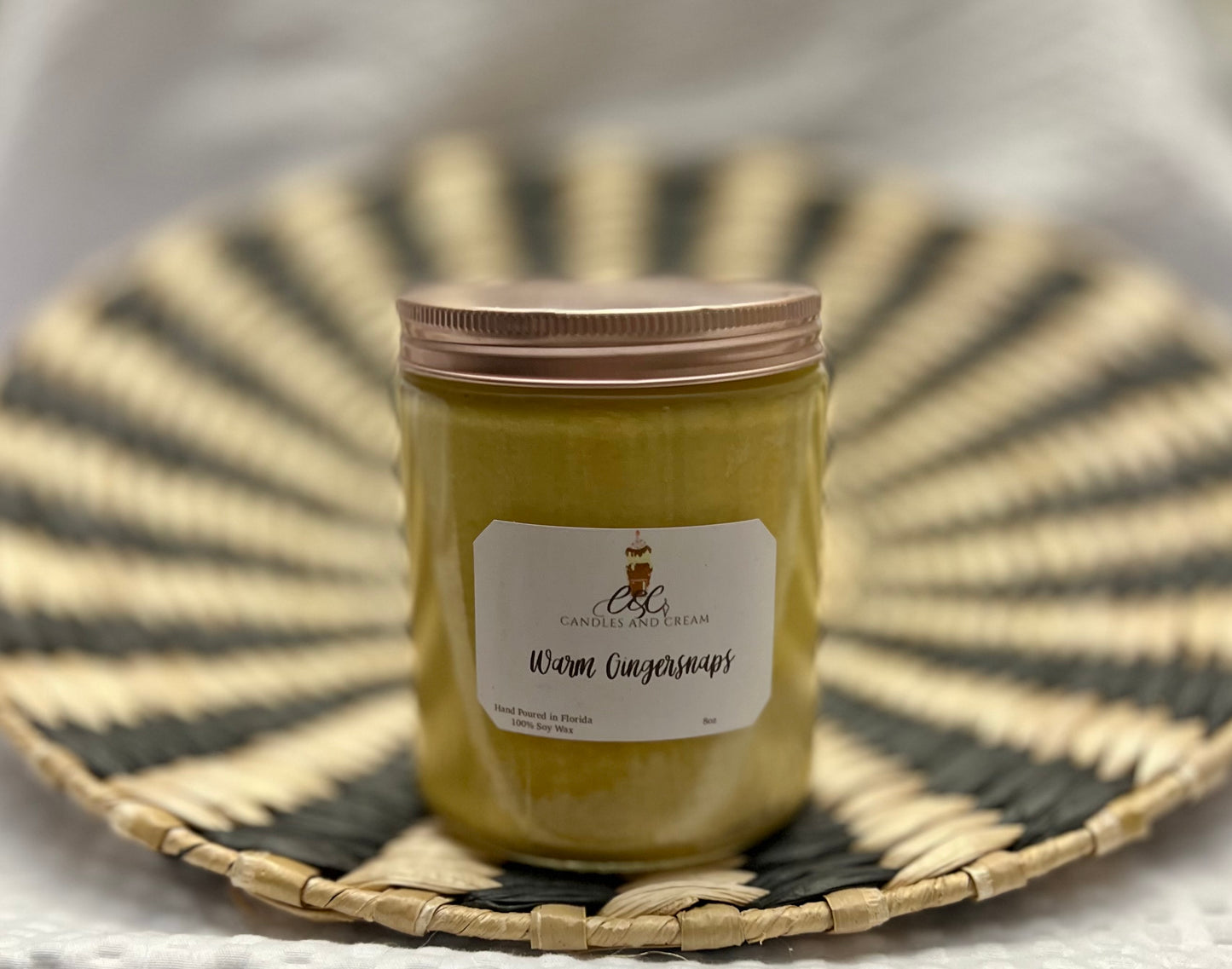 Warm Gingersnaps - 8oz Candle