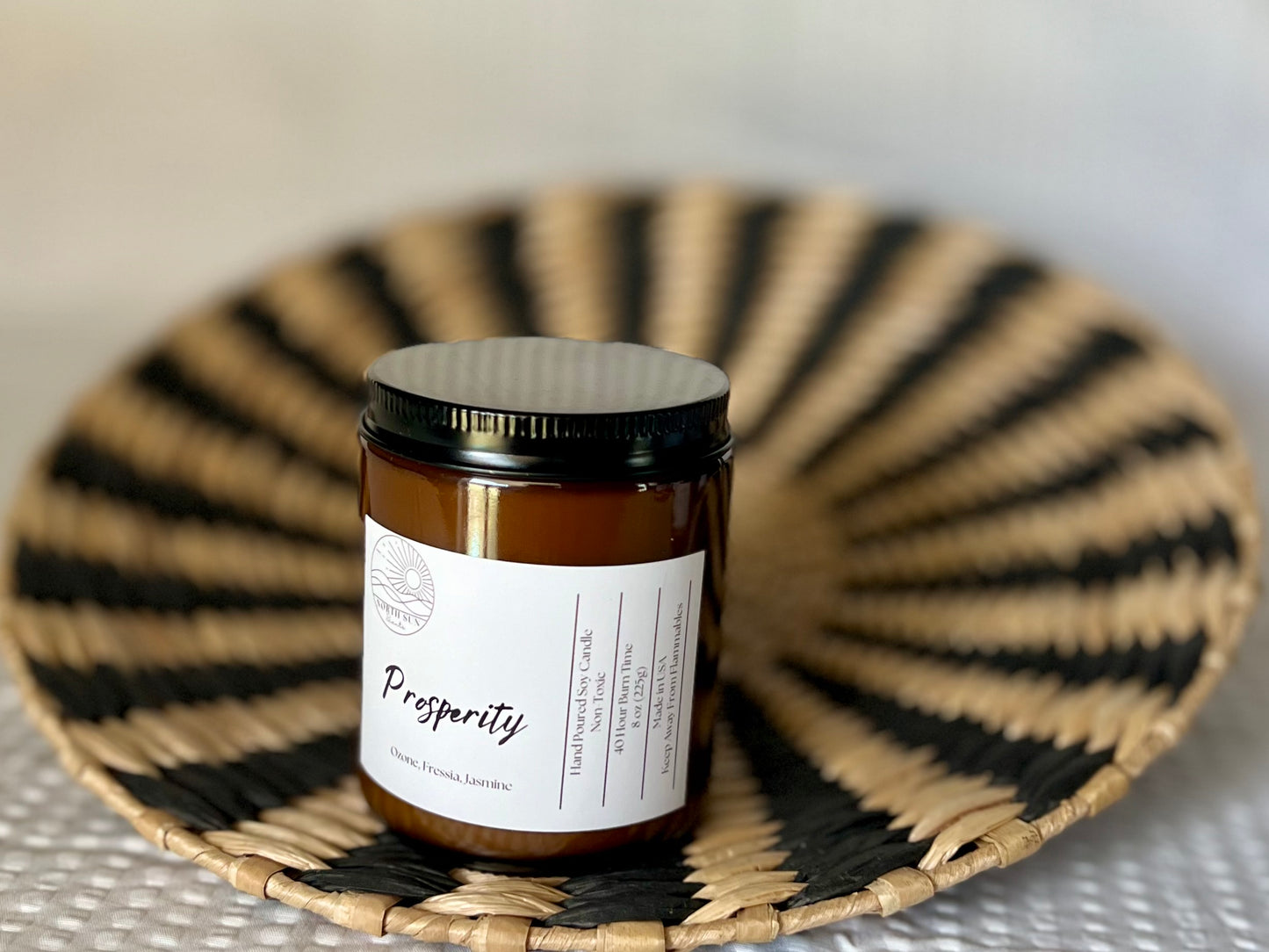 Prosperity Candle - 8 oz Enchanting Scent for Success & Abundance | Hand-Poured Soy Wax Candle