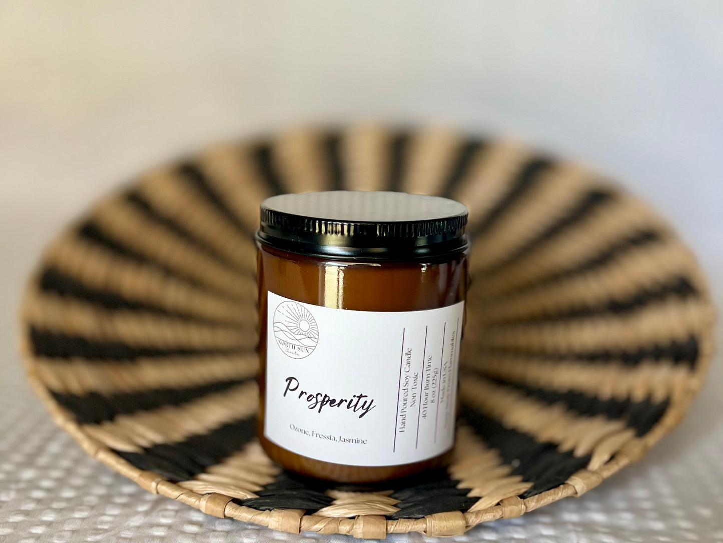 Prosperity Candle - 8 oz Enchanting Scent for Success & Abundance | Hand-Poured Soy Wax Candle