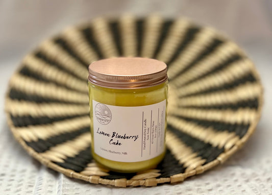 Lemon Blueberry Cake Candle – Handcrafted, Sweet and Citrus Delight - North Sun Scents